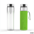 New Design Borosilicate Glass Bottle Silicone Sleeve